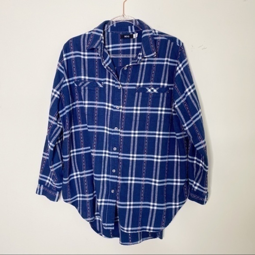 BDG flannel button down shirt size M - Picture 8 of 8